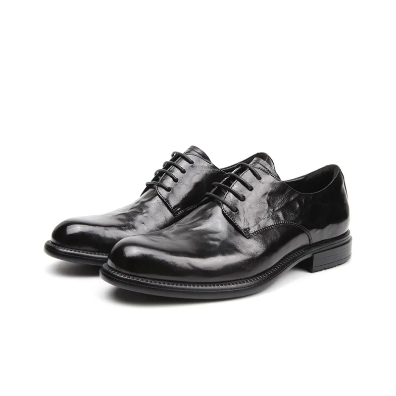 Satchi Dress Shoes Men Low Top Black-2
