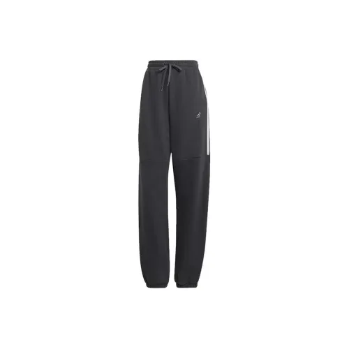 Adidas Knitted Sweatpants Women's Gray