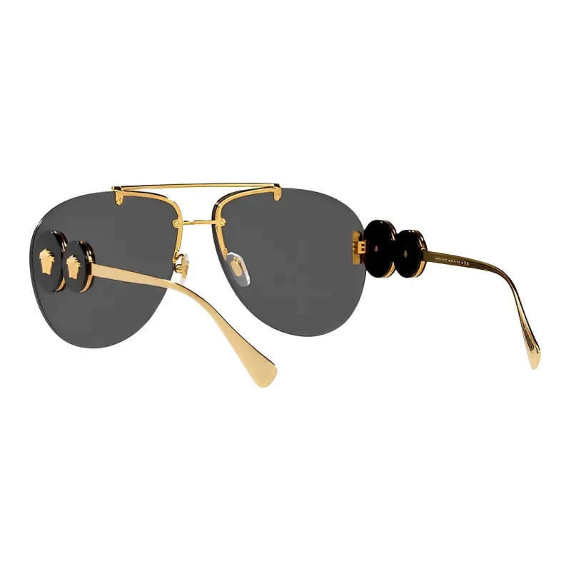 VERSACE Medusa Head Pilot frame Sunglasses-4