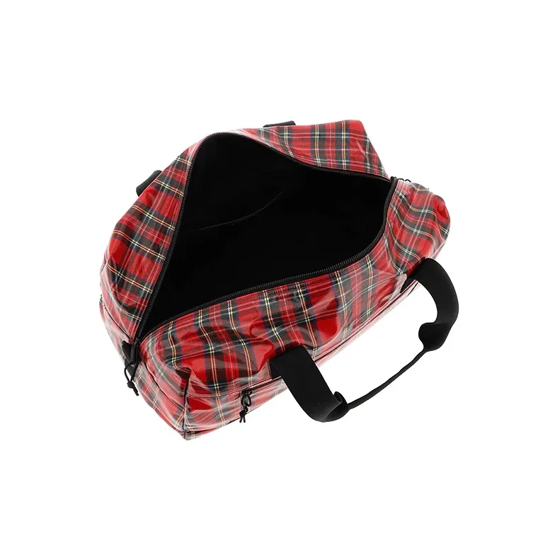 SAINT LAURENT Nux Coated Canvas Travel Bag Shoulder Bag Crossbody Bag Handbag Regular Men's Red-3