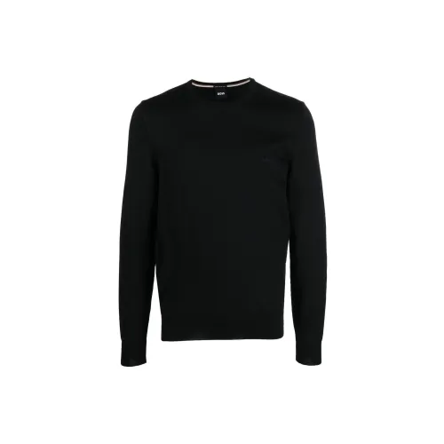 HUGO BOSS Sweaters Men Black