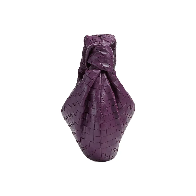 Bottega Veneta JODIE Lambskin Shoulder Bag, Handbag Women's Eggplant Purple-1
