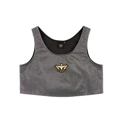 BOY BY BOY Tank Tops Women's Silver