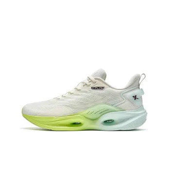 XTEP Hydrogen Wind 6.0 Technology Cushioning Anti Slip And Wear Resistant Low Top Running Shoes Vanilla Yellow