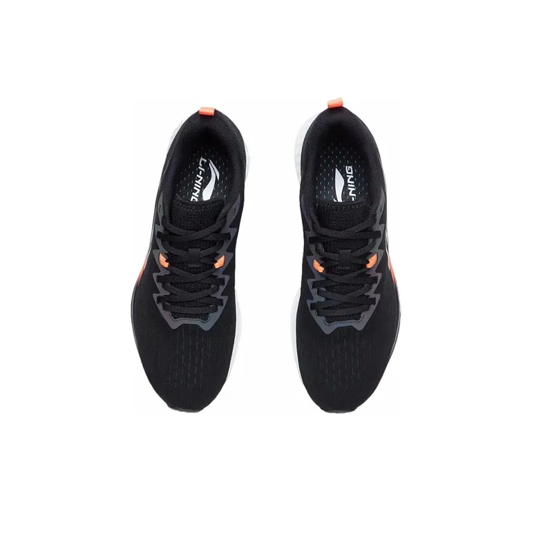 LiNing Red Hare 4 Cushioning Anti-Slip And Wear-Resistant Low-Top Running Shoes Black Silver-2