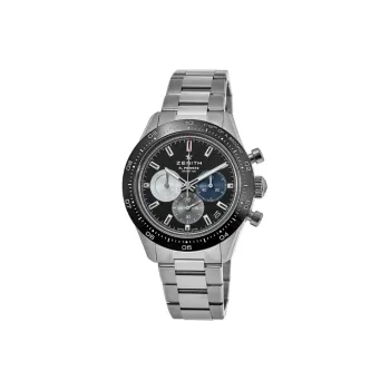 ZENITH Chronomaster Sport Flagship Collection Mechanical Movement Men's Watch 41mm Black Dial