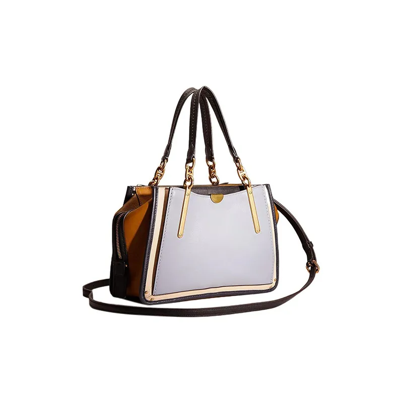 COACH Dreamer Leather Handbag, Shoulder Bag, Crossbody Bag Large Size Women's Dusty Blue-1
