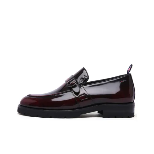 Anthony Miles Dress Shoes Men Low-Top Burgundy