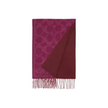 COACH 100% Small Cashmere Scarf Women's