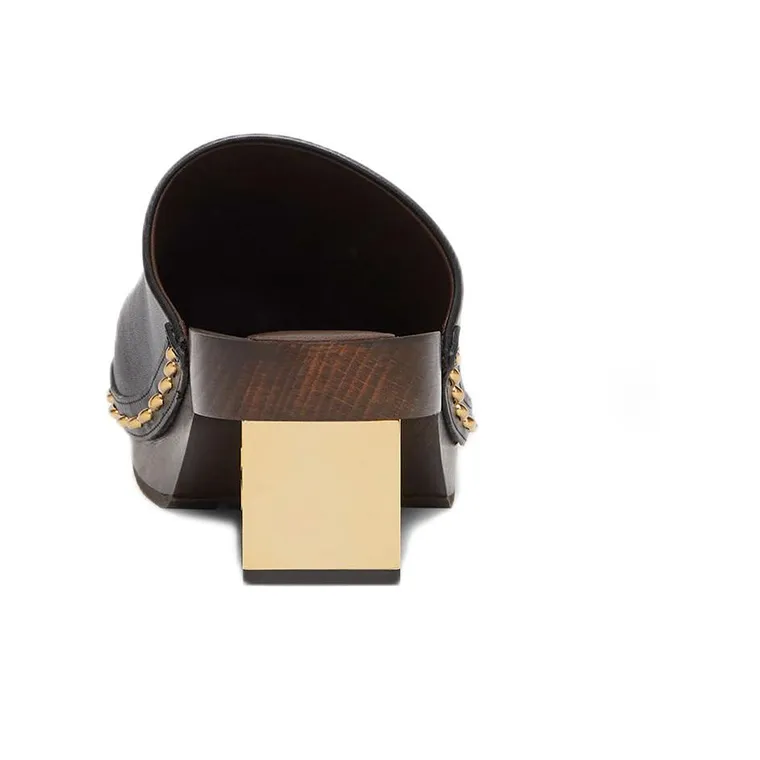FENDI Baguette Show Medium-Heel Cloggs-4