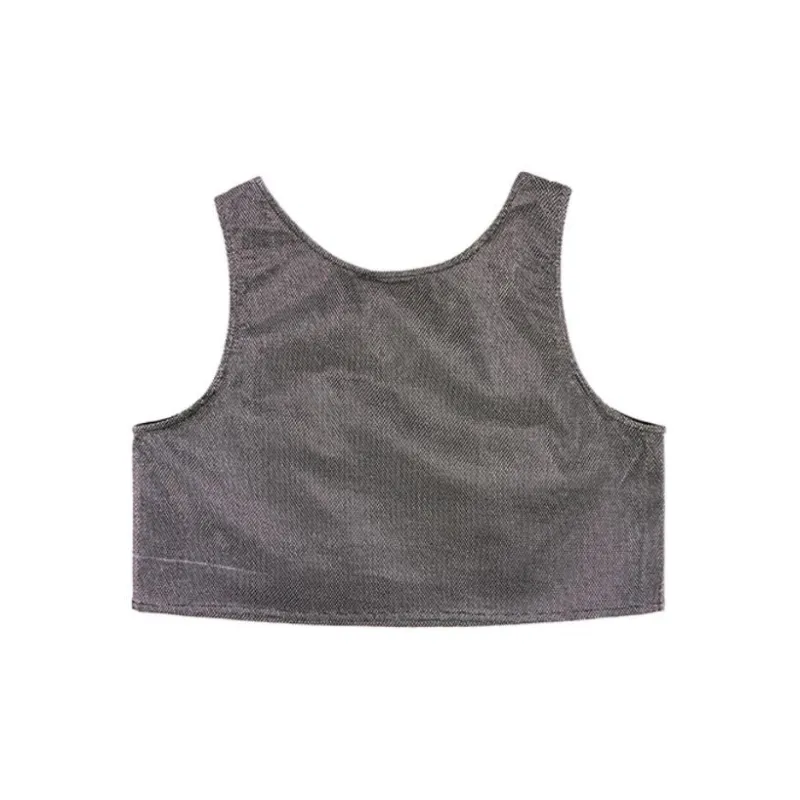 BOY BY BOY Tank Tops Women's Silver-1