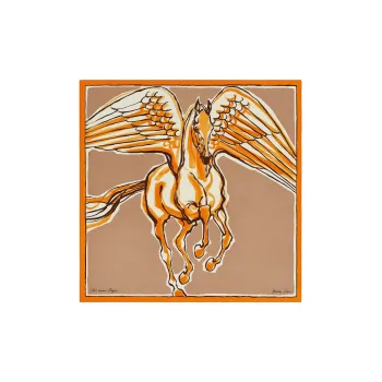 HERMES Libre Comme Pegase Shawls Women's
