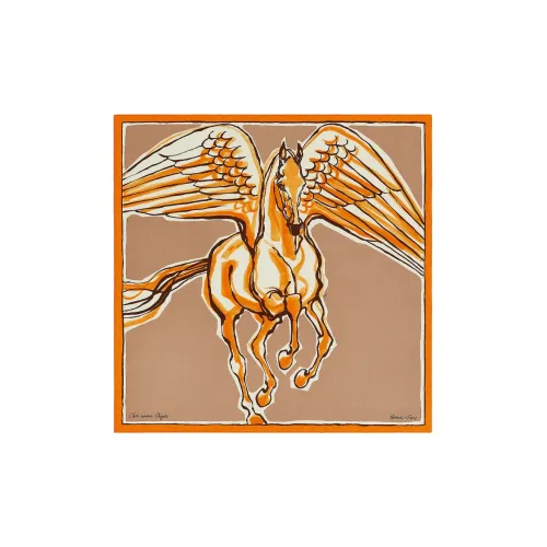 HERMES Libre Comme Pegase Shawls Women's