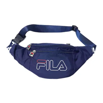 FILA Nylon One Shoulder Crossbody Fanny Pack Unisex Blue