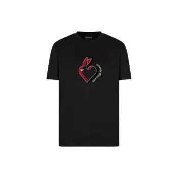 EMPORIO ARMANI SS23 T Shirts Men Black