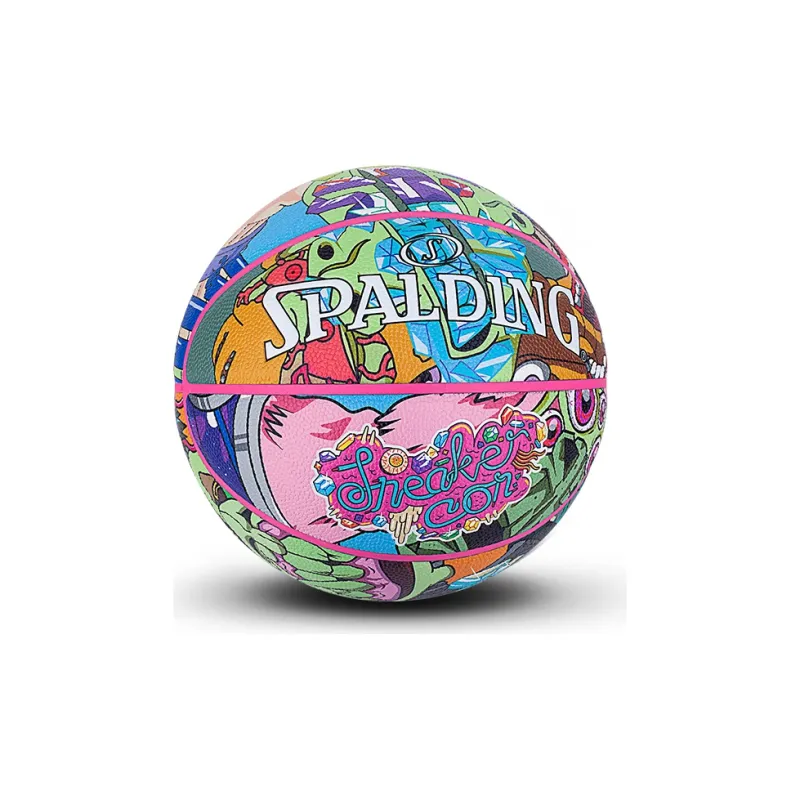SPALDING Co branded Collection PU Basketball Size 7 Training Unisex-3