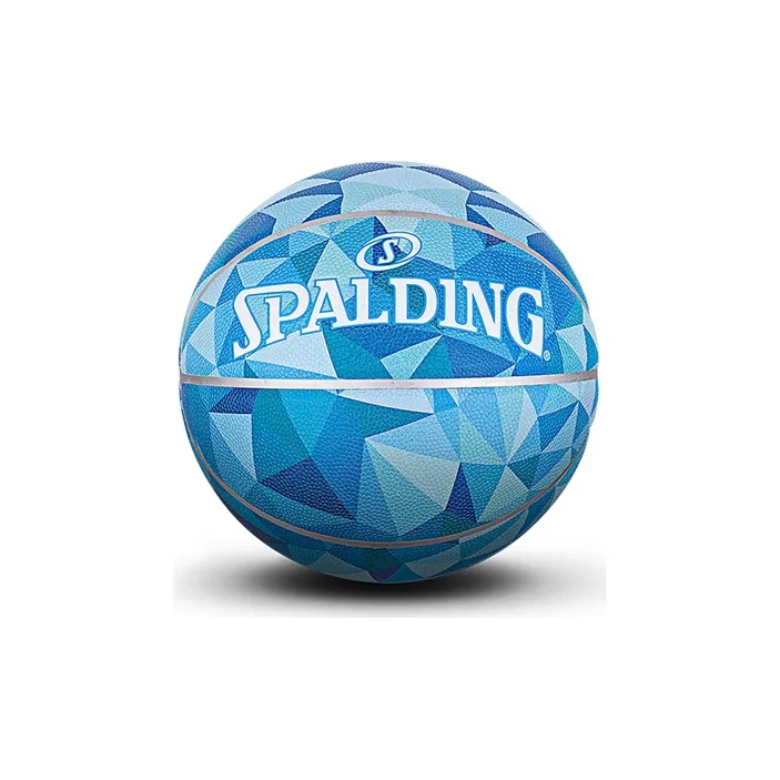 SPALDING Prism Series PU Basketball Blue Size 7 Competition Training-3