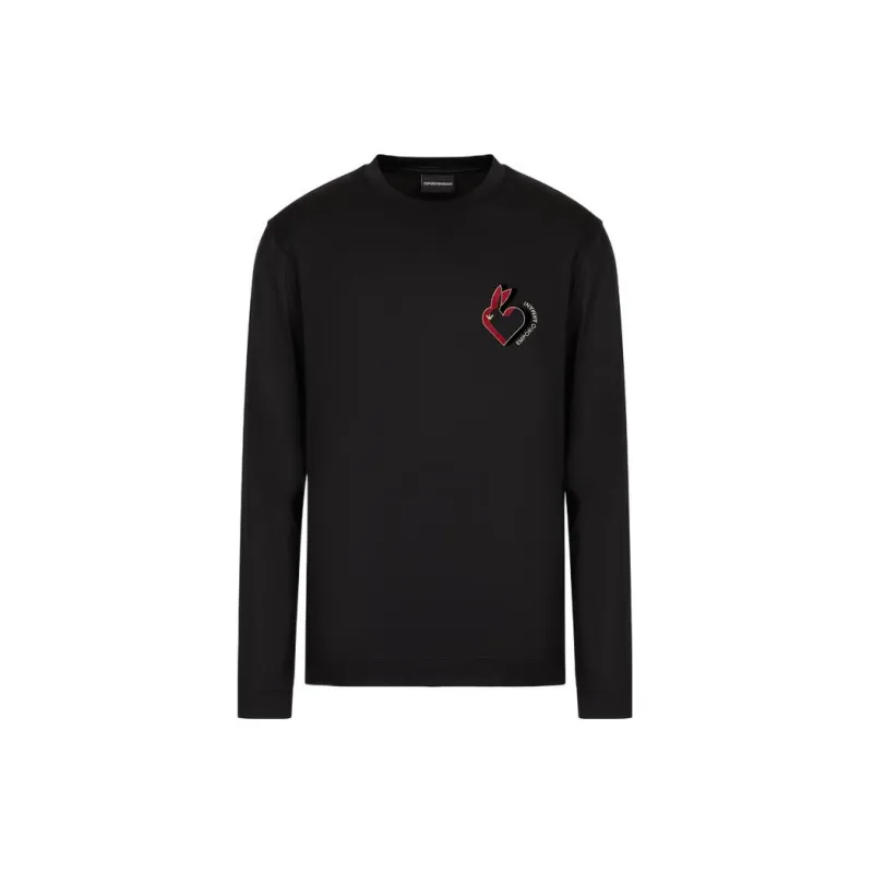 EMPORIO ARMANI SS23 T Shirts Men Black-0
