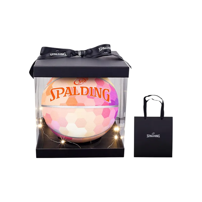 SPALDING Prism Series PU Basketball Pink Size 7 Training Unisex-0