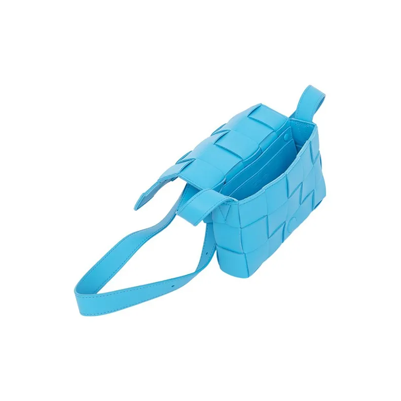 Bottega Veneta CASSETTE Pillow Bag Lambskin Tofu Bag, Shoulder Bag, Crossbody Bag Trumpets Women's Light Blue-3