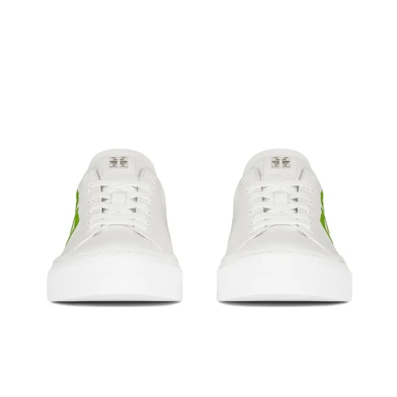 Givenchy City Sport Low Top Stylish Skateboarding Shoes Men's White Green-3