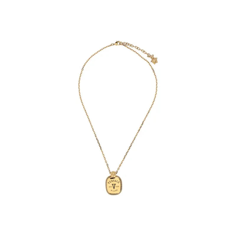 VERSACE Logo Detailed Necklace-1