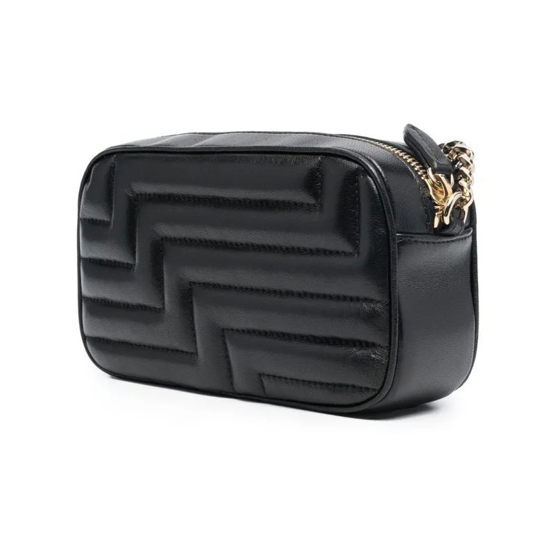Jimmy Choo Calfskin Camera Bags Crossbody Bag Shoulder Bag Women's Black-1