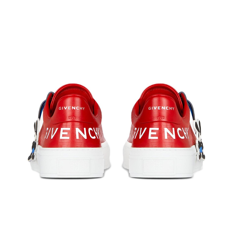 Disney X Givenchy City Skateboard Shoes Men Low-Top Red - POIZON