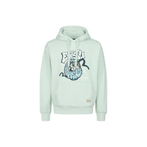 EVISU Sweatshirts Men Mint Green