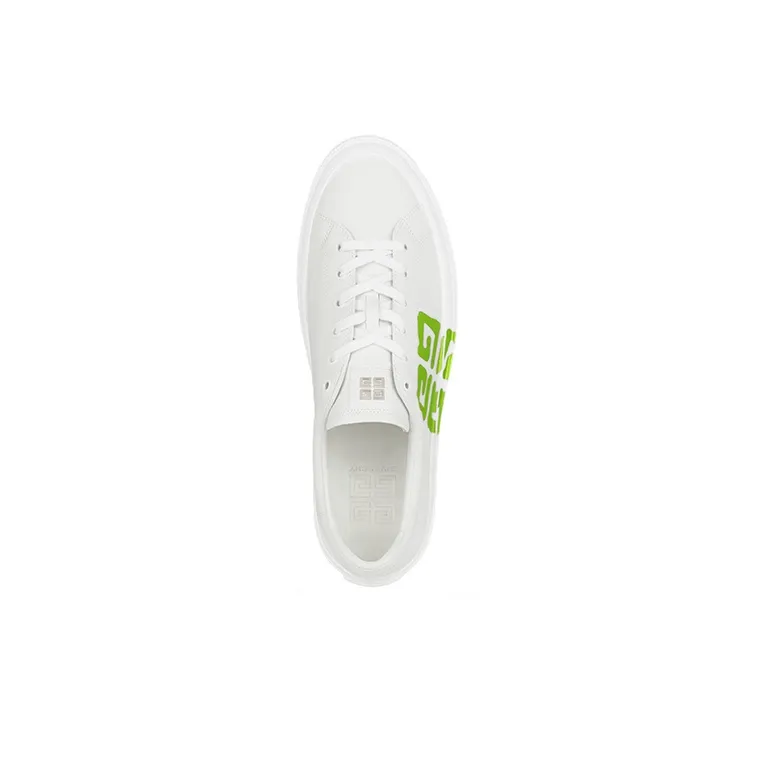 Givenchy City Sport Low Top Stylish Skateboarding Shoes Men's White Green-2