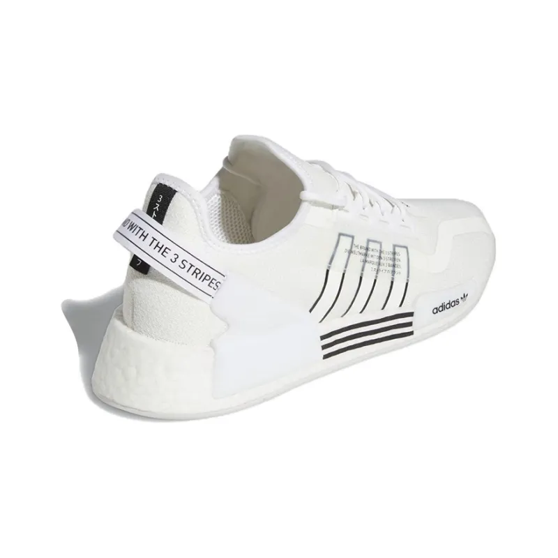 Adidas Originals Nmd R1 V2 White Black-3