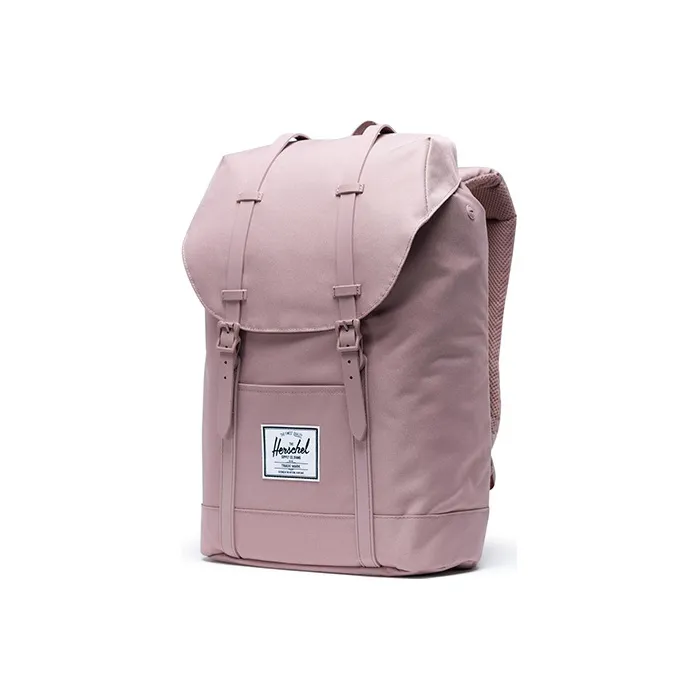 Herschel Polyester Travel Bag, 15 Inch Laptop Bag, Storage Bag, Backpack Tubas Unisex Classic Gray Rose-1