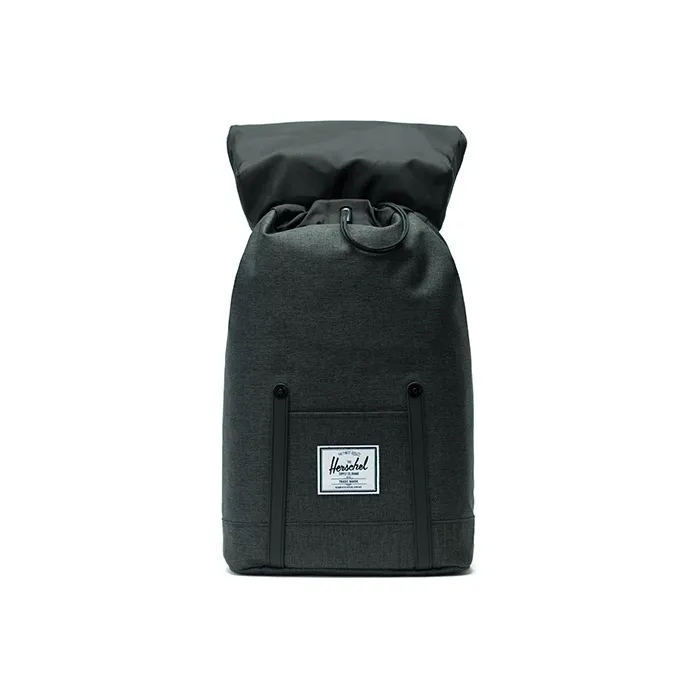 Herschel Polyester Laptop Bag Backpack Travel Bag Storage Bag Tubas Unisex Classic Linen Black/Black Rubber-2