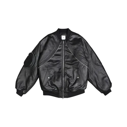 Farfromwhat Men Leather Jacket