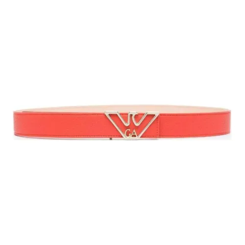 EMPORIO ARMANI Leather Belts Women's Orange