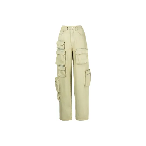 OFF-WHITE Cargo Pants Women's Mint Green