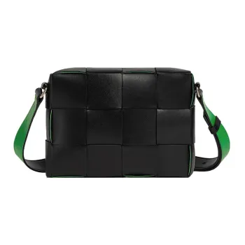 Bottega Veneta CASSETTE Cow Leather Camera Bag, Crossbody Bag, Shoulder Bag Men's