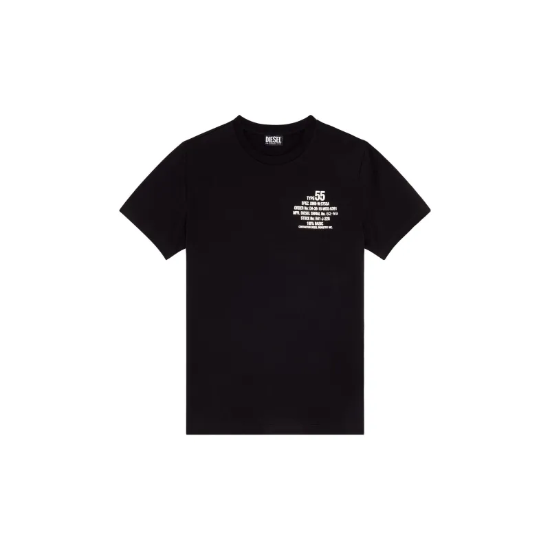 DIESEL T Shirts Men Black-0
