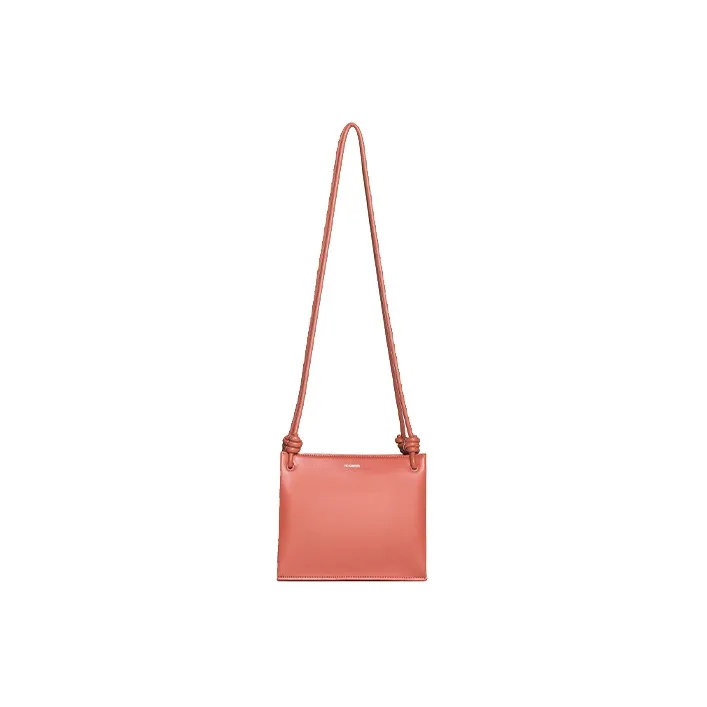 JIL SANDER Leather Crossbody Bag, Shoulder Bag Women's Rouge Red-1
