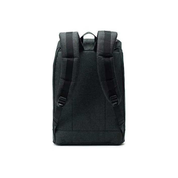 Herschel Polyester Laptop Bag Backpack Travel Bag Storage Bag Tubas Unisex Classic Linen Black/Black Rubber-3