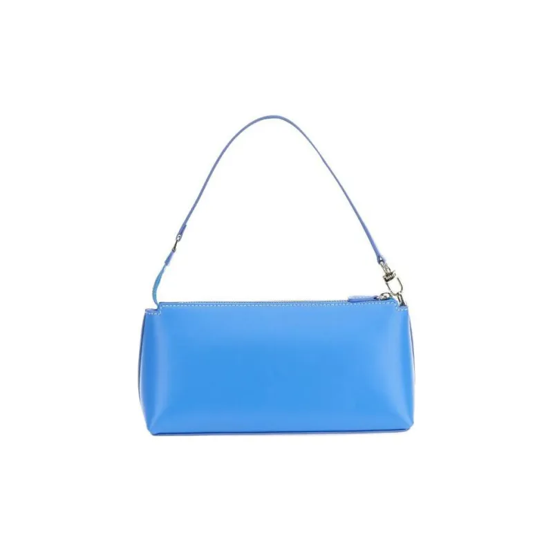 Staud Kaia Smooth Cow Leather Handbag Shoulder Bag Women's Blue-1
