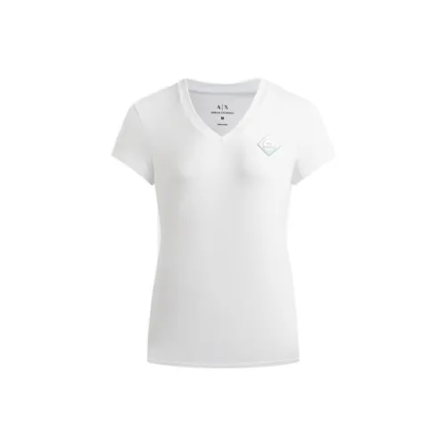 ARMANI EXCHANGE SS23 T-Shirts Women's White