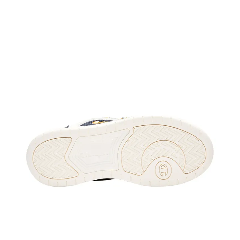 Champion Essentials Collection Valve V2 Low Top Skateboard Shoes Men's Blue White-4