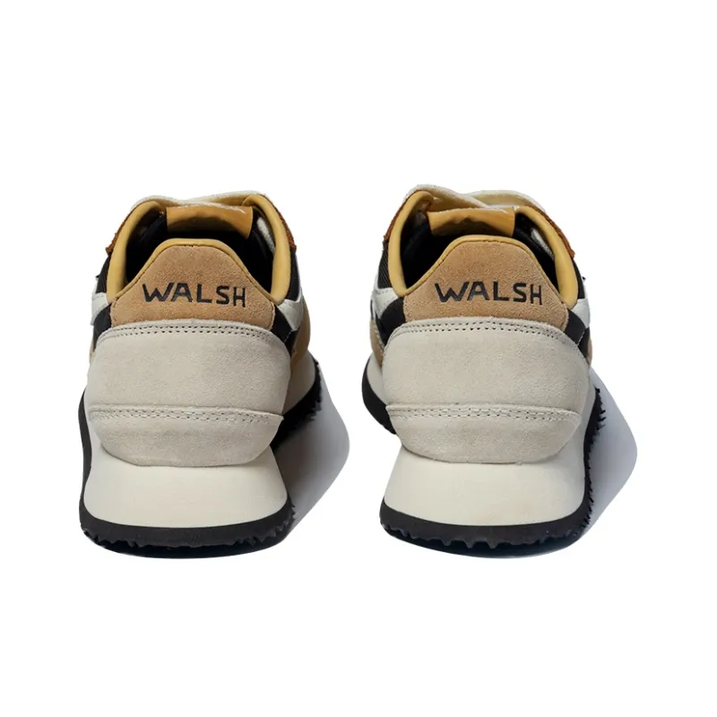 Norman Walsh Cushioning Anti Slip And Wear Resistant Low Top Training Running Shoes Unisex Black Beige-4