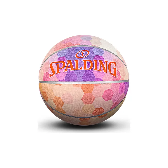 SPALDING Prism Series PU Basketball Pink Size 7 Training Unisex-6
