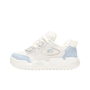 Champion Essentials Collection Valve V2 Low Top Skateboard Shoes Women's White Ballet Blue