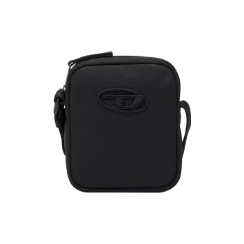 DIESEL Polyester Camera Bag, Shoulder Bag, Crossbody Bag Small Size Unisex Black