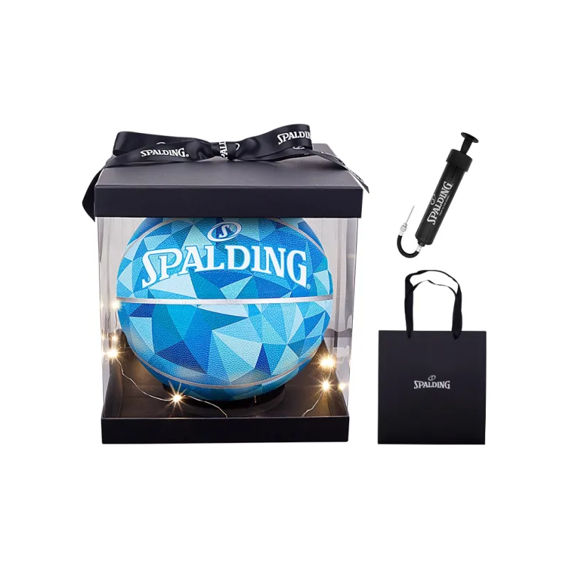 SPALDING Prism Series PU Basketball Blue Size 7 Competition Training-2