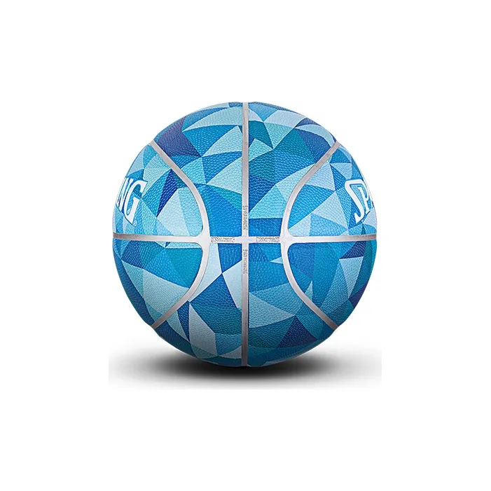 SPALDING Prism Series PU Basketball Blue Size 7 Competition Training-4