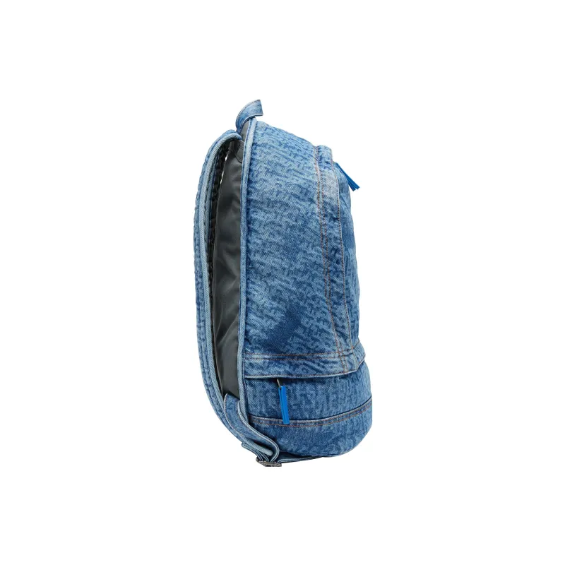 DIESEL Denim Cotton Blend Backpack Men's Blue-1